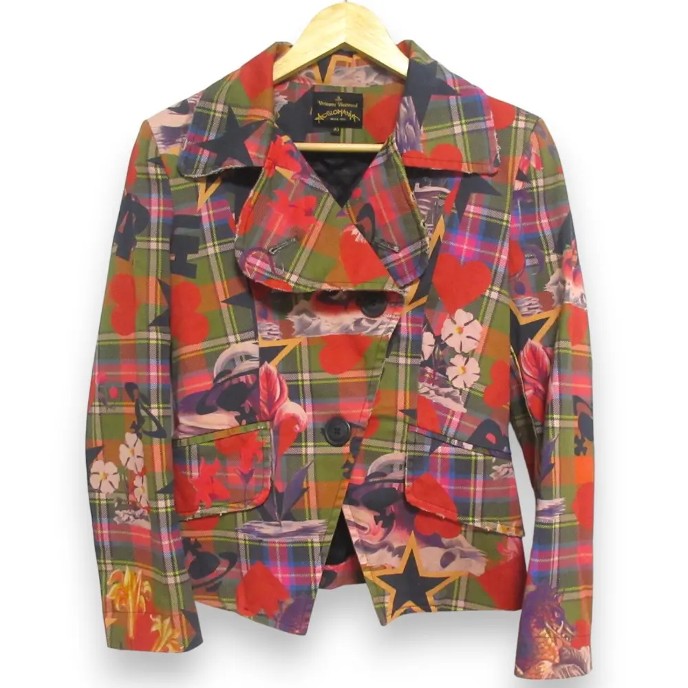 Vivienne Westwood ANGLOMANIA ヴィヴィアンウエストウッド アングロマニア シーモンスター ジャケット 40 レッド系マルチカラー