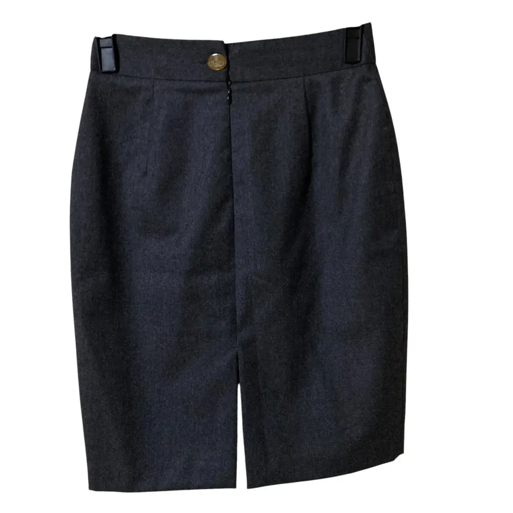 Vivienne Westwood Red Label ヴィヴィアンウエストウッドレッドレーベル オーブボタン フロントスリット スカート 40 グレー