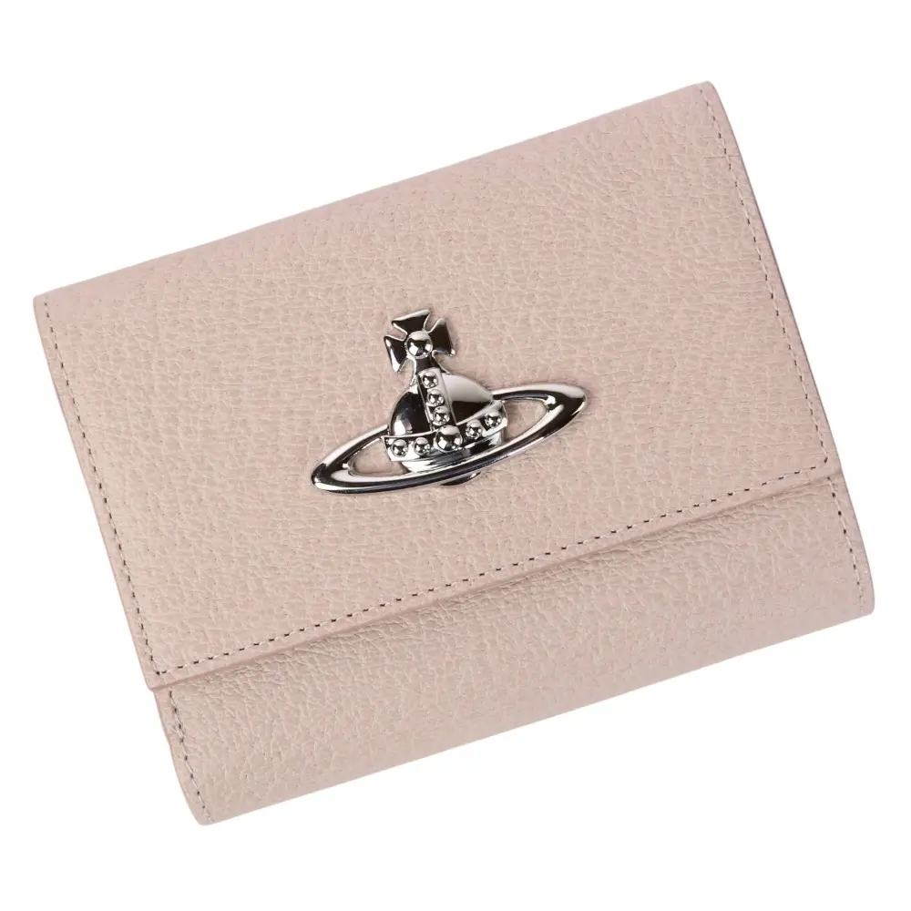 Vivienne Westwood ヴィヴィアンウエストウッド executive メタル3D オーブ がま口 三つ折り財布 ウォレット 3218C92P ピンク