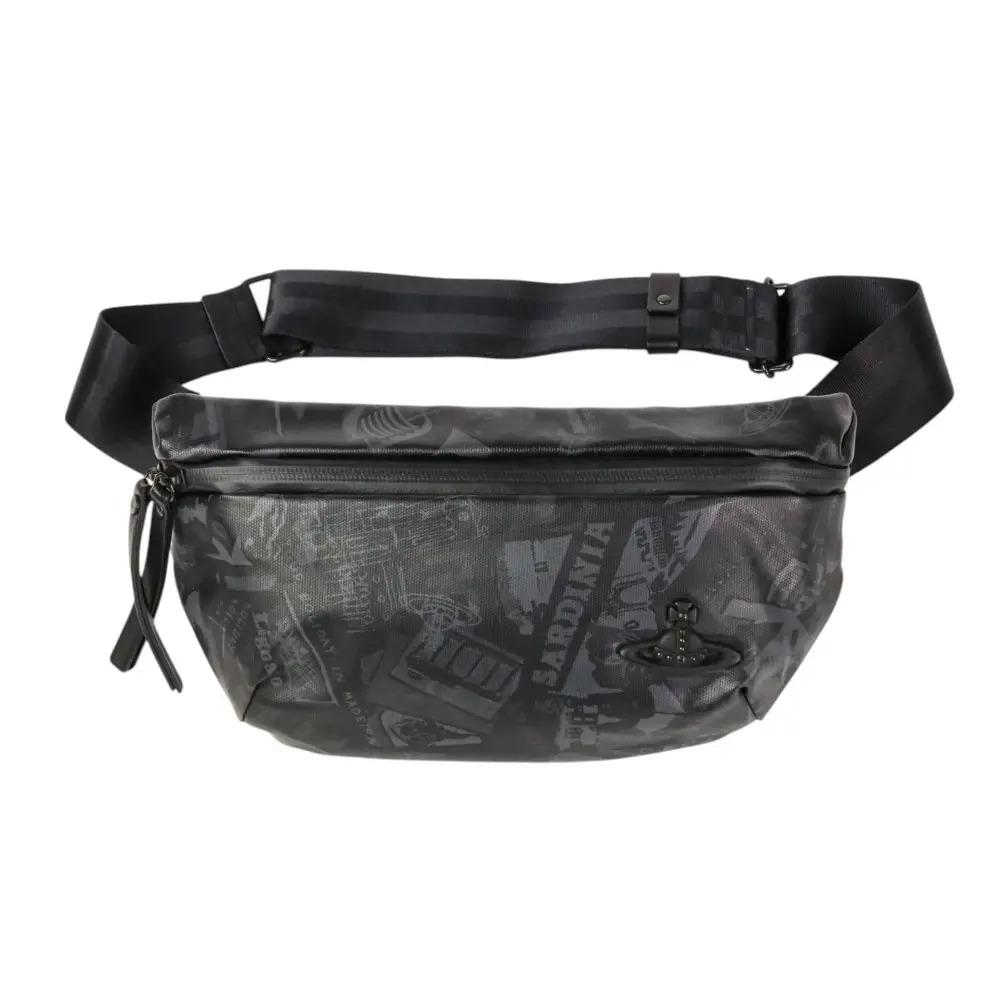 Vivienne Westwood ヴィヴィアンウエストウッド オーブ ボディバッグ ウエストバッグ ブラック