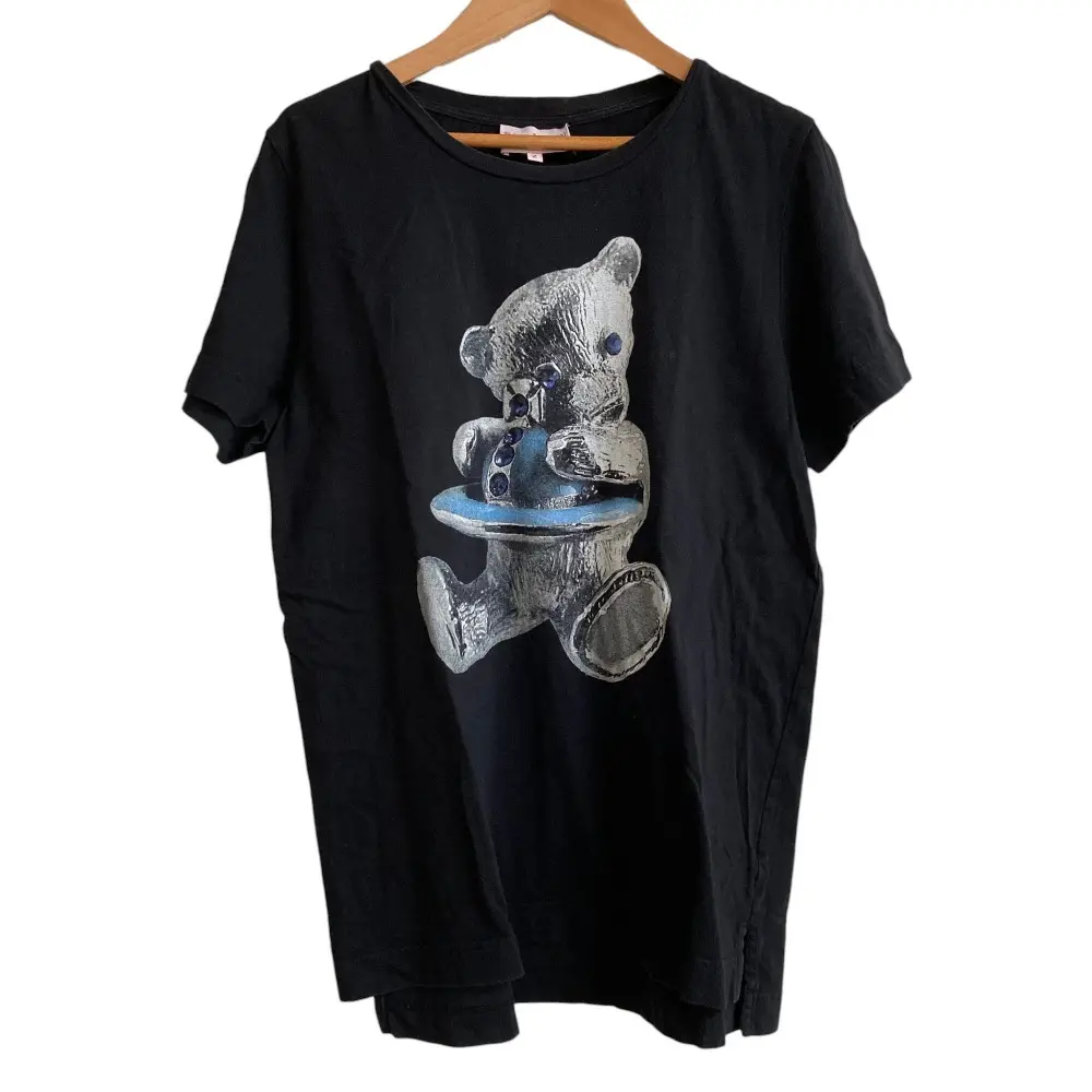 Vivienne Westwood ヴィヴィアンウエストウッド レッドレーベル オーブベアプリント 半袖 Tシャツ サイズ2 ブラック