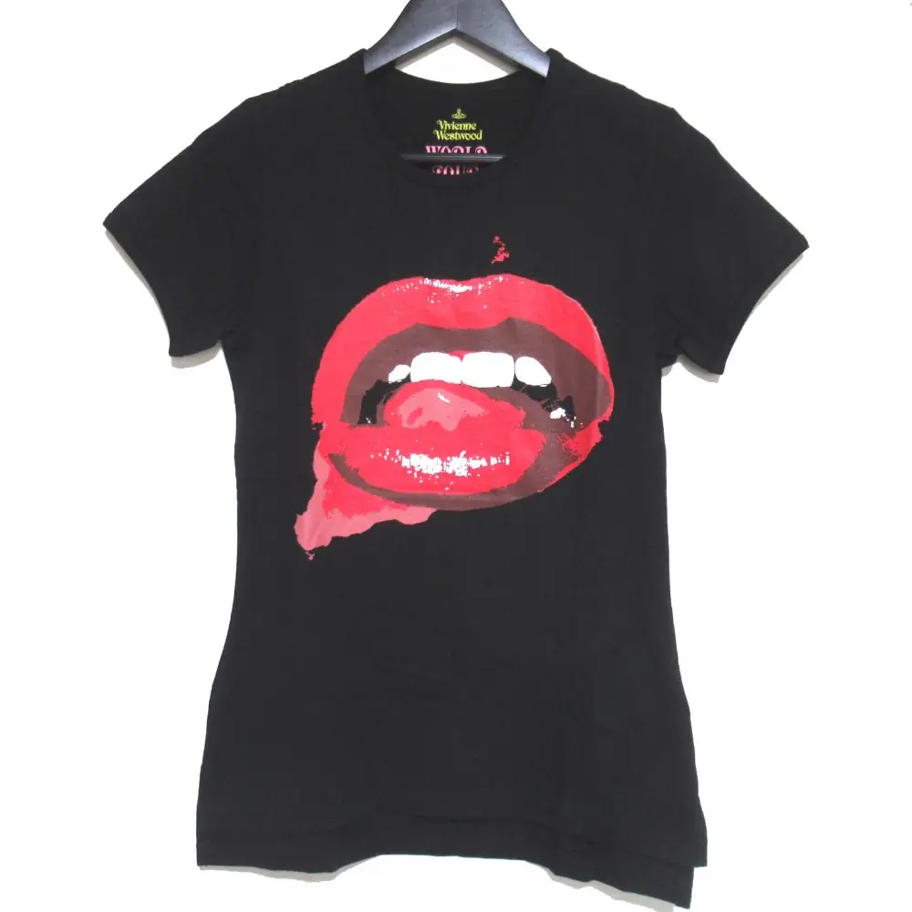 Vivienne Westwood ヴィヴィアンウエストウッド ワールドツアー プリント 半袖 Tシャツ Sサイズ ブラック