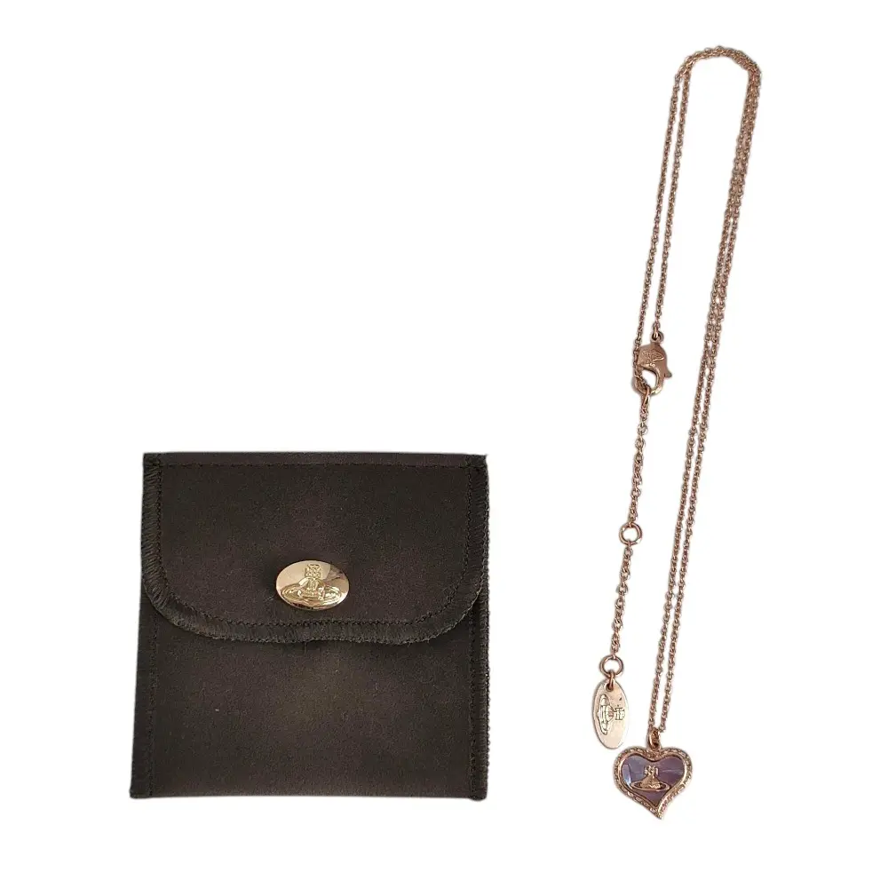 Vivienne Westwood ヴィヴィアンウエストウッド ハート シェル オーブ チェーン ネックレス ゴールドカラー