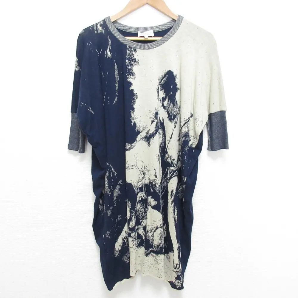 Vivienne Westwood ヴィヴィアンウエストウッド レッドレーベル オーバーサイズ チュニックカットソー サイズ2 ネイビー