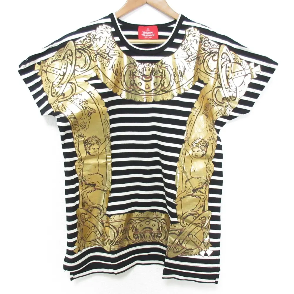 Vivienne Westwood ヴィヴィアンウエストウッドレッドレーベル プッティ オーブフレーム カットソー 16-12-301020 00 ブラック