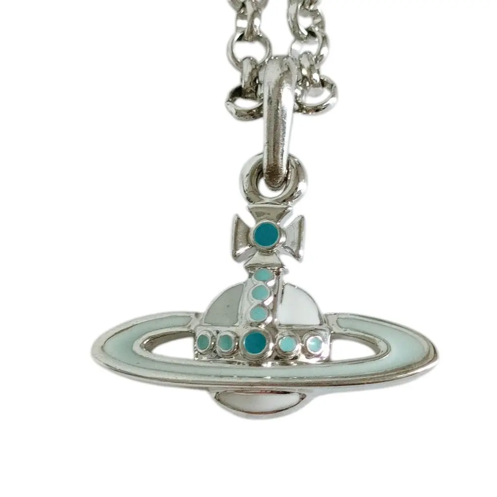 Vivienne Westwood ヴィヴィアンウエストウッド オーブトップ チェーン ペンダント ネックレス アクセサリー シルバーカラー