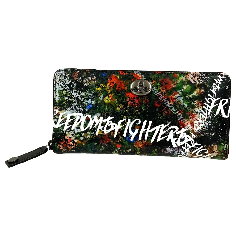 Vivienne Westwood ヴィヴィアンウエストウッド FREEDOM FIGHTER Flower ロングウォレット マルチカラー