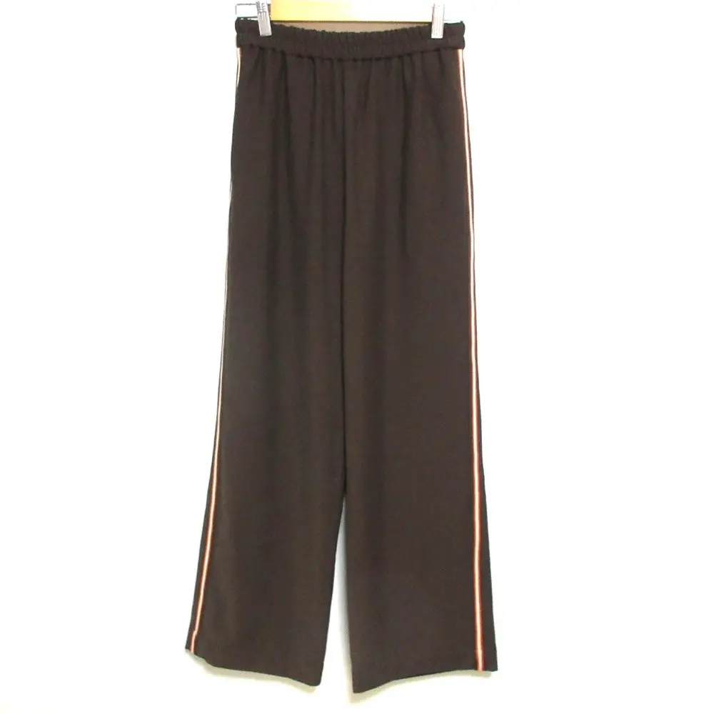 22AW Whim Gazette ウィムガゼット THE PAUSE サイドラインイージーパンツ F ブラウン