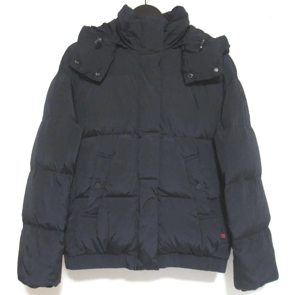 WOOLRICH ウールリッチ ジップアップ フーディー ナイロン ダウンジャケット WWOU0310 Sサイズ ブラックの買取実績【2024年11月買取】