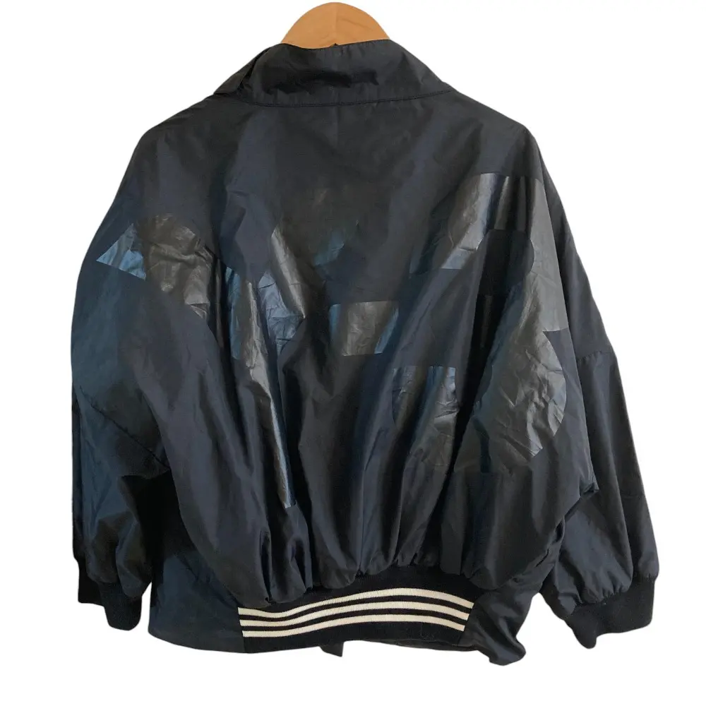 Y-3 ワイスリー アディダス ヨウジヤマモト ビッグロゴプリント ブルゾン ジャケット S ブラック