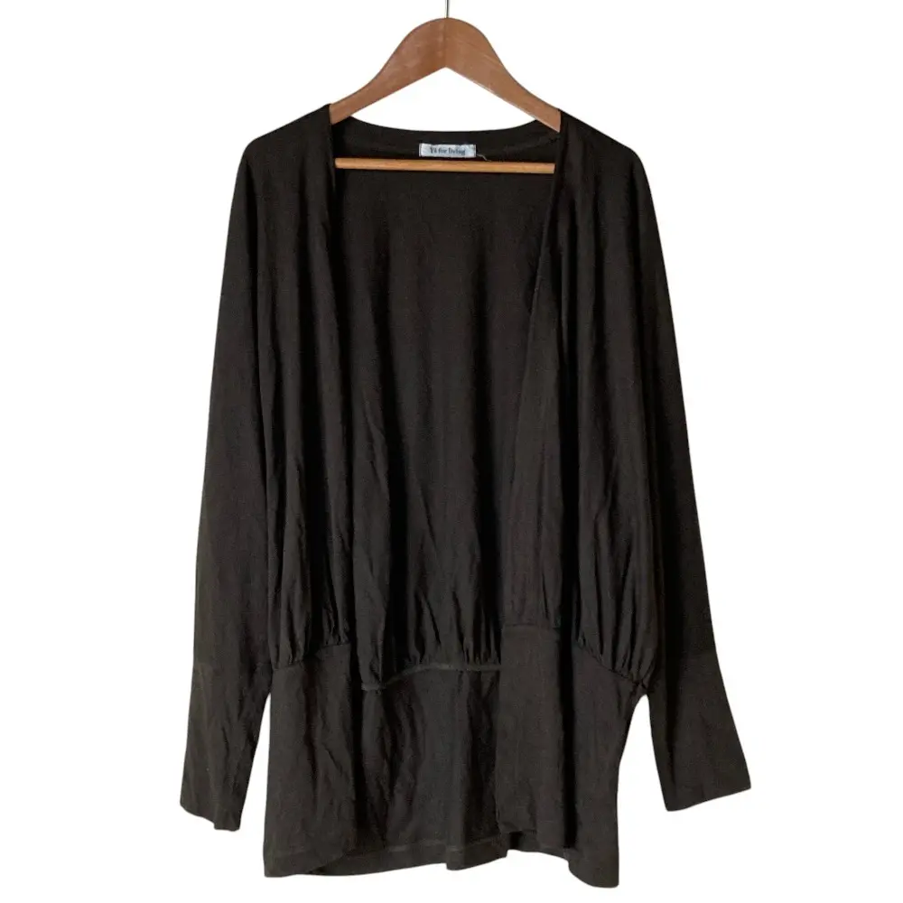 Y's for living YOHJI YAMAMOTO ワイズフォーリビング ヨウジヤマモト コットンレーヨン カーディガン カーキ