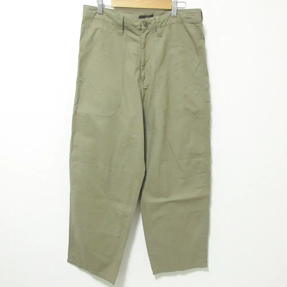 23SS Y's ワイズ ヨウジヤマモト ペインターワークパンツ 1 カーキ