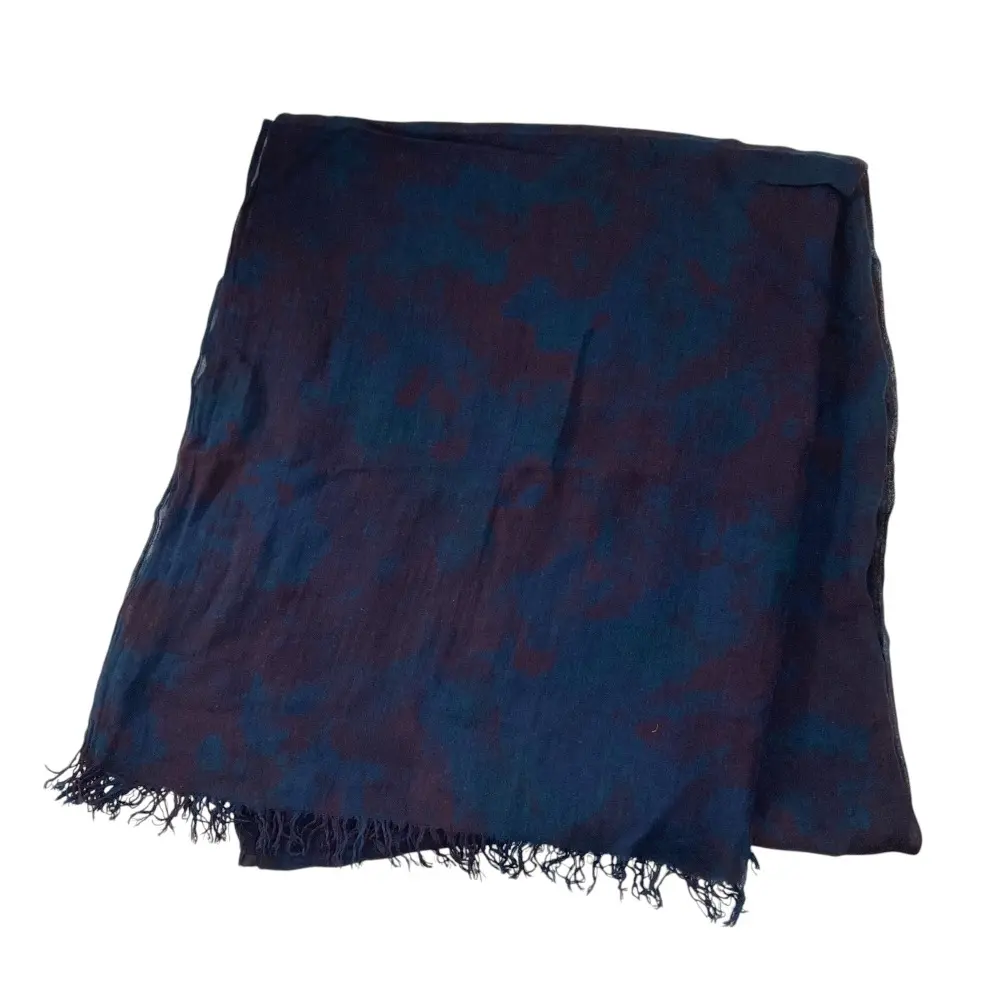 Ys ワイズ ヨウジヤマモト MODAL SILK TIE DYED STOLE シルクブレンド ストール YX-L04-290 ネイビー