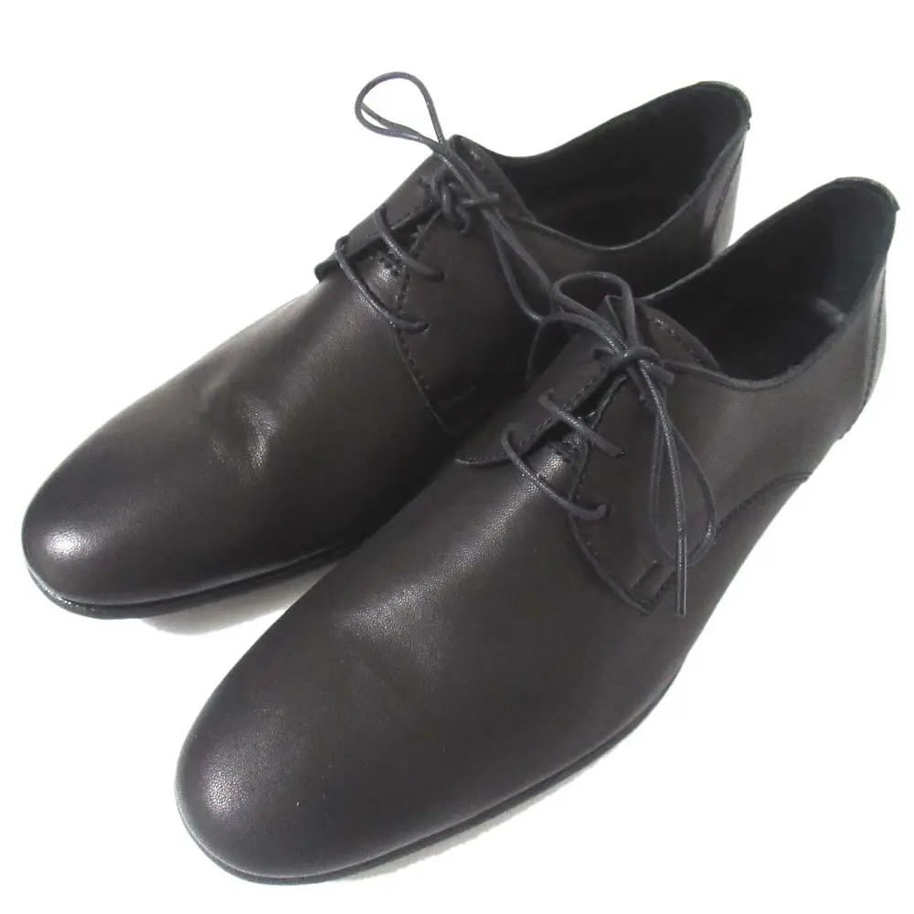 Y's Yohji Yamamoto ワイズ ヨウジヤマモト レザーシューズ ダービーシューズ サイズ4 約24cm ブラック