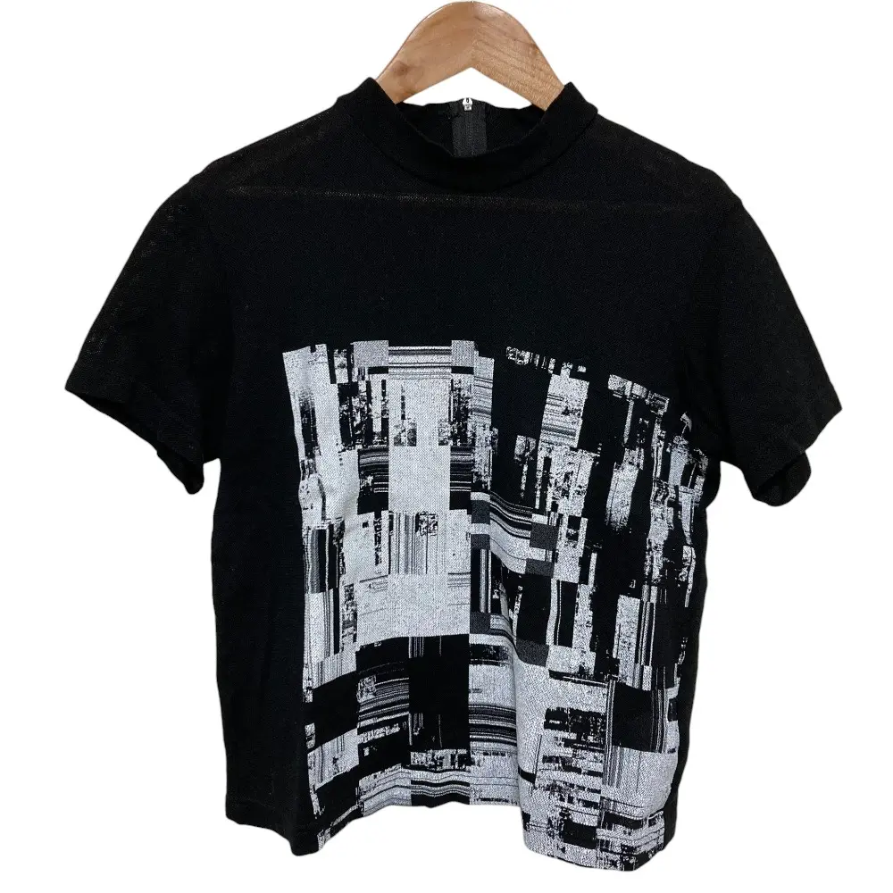 Y’s ワイズ ヨウジヤマモト プリントTシャツ YN-T66-562 サイズ2 ブラック
