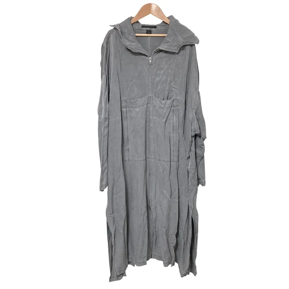 Y's yohji yamamoto Y's ヨウジヤマモト フード付きジップコート YD-C02-202 1サイズ グレー