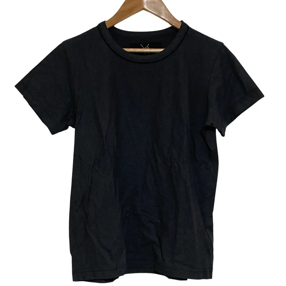 24AW Y's ワイズ ヨウジヤマモト HARD TWIST JERSEY YS STITCH T A 半袖 Tシャツ カットソー YO-T53-057 サイズ2 ダークグレー