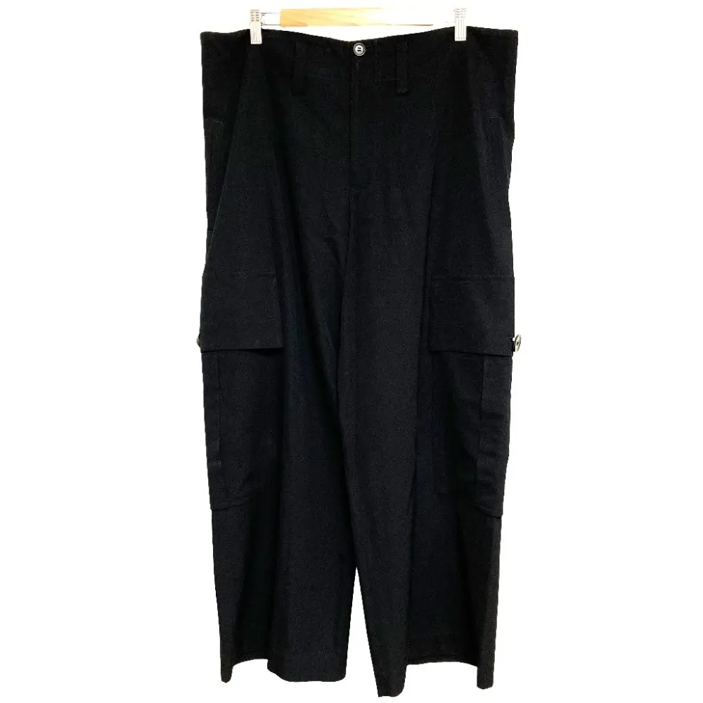 Y's YOHJI YAMAMOTO ワイズ ヨウジヤマモト ワイド カーゴパンツ YQ-P16-102 サイズ2 ブラック