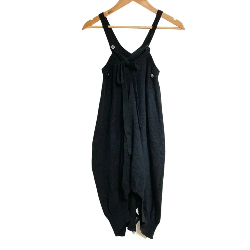 Y's Yohji Yamamoto ワイズ ヨウジヤマモト キャミソールニットチュニック 2 ブラック