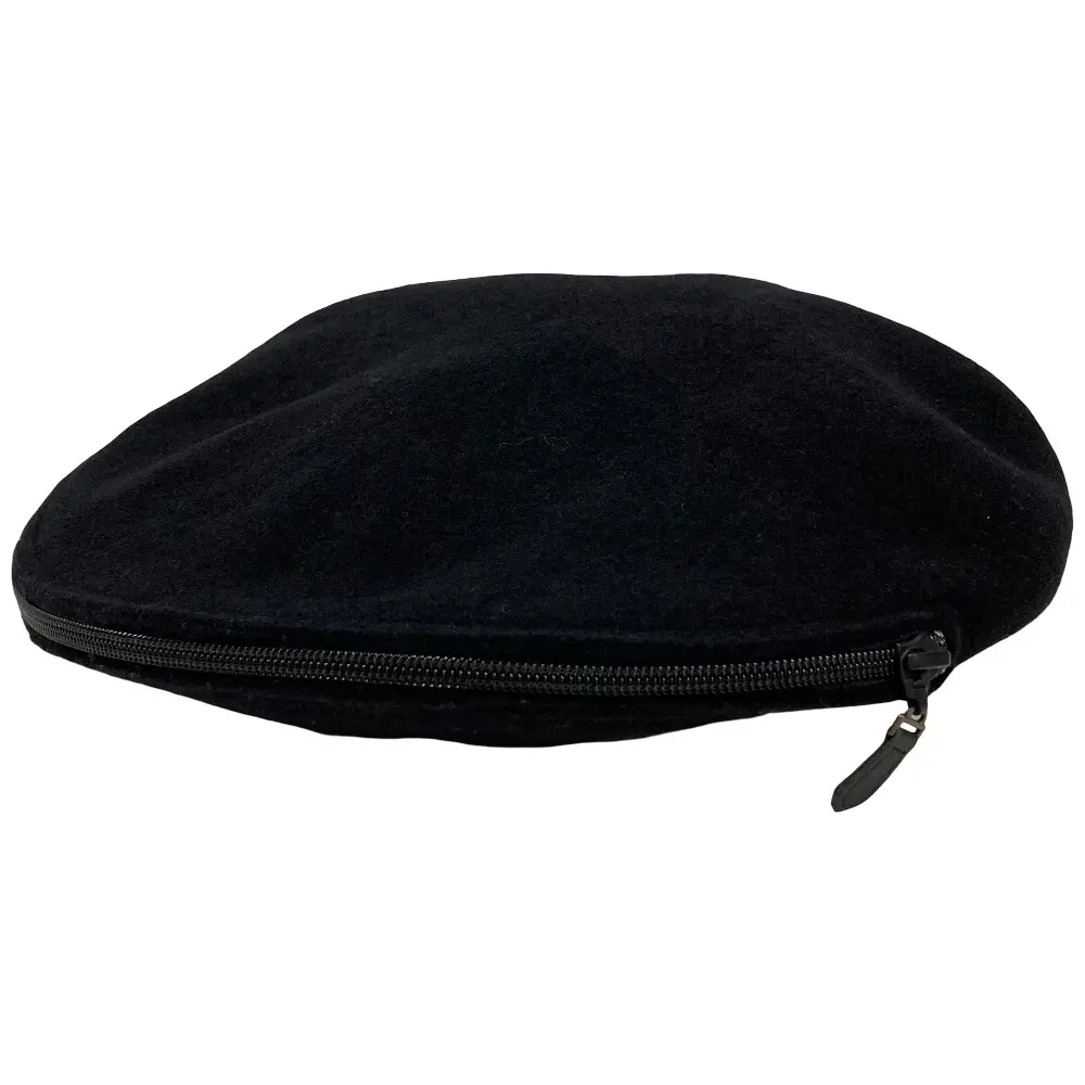 Y's.... ワイズビー ヨウジヤマモト WOOL FASTENER BERET ベレー帽 YE-H40-131 ブラック
