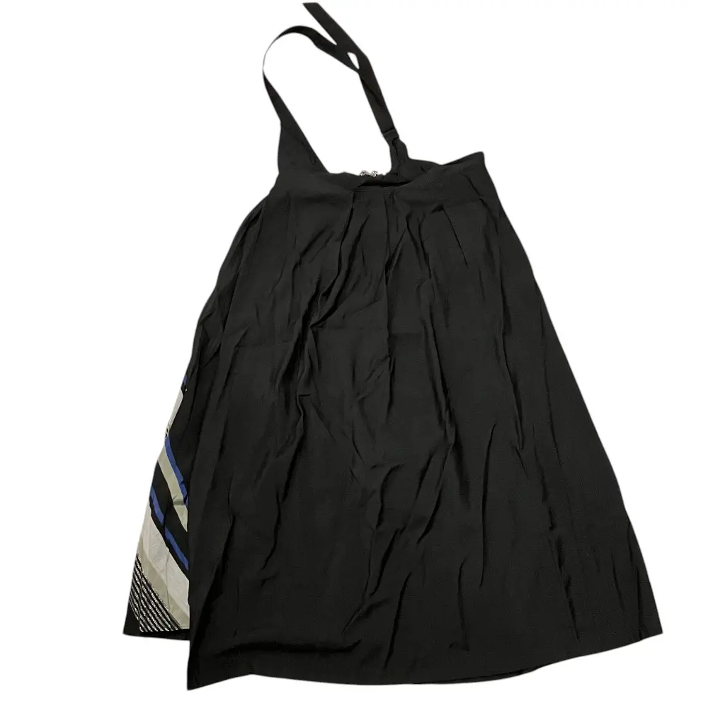 Y'S YOHJI YAMAMOTO ワイズ ヨウジヤマモト レーヨンシルク ワンショルダー ロングフレアスカート YQ-S01-228 サイズ1 ブラック