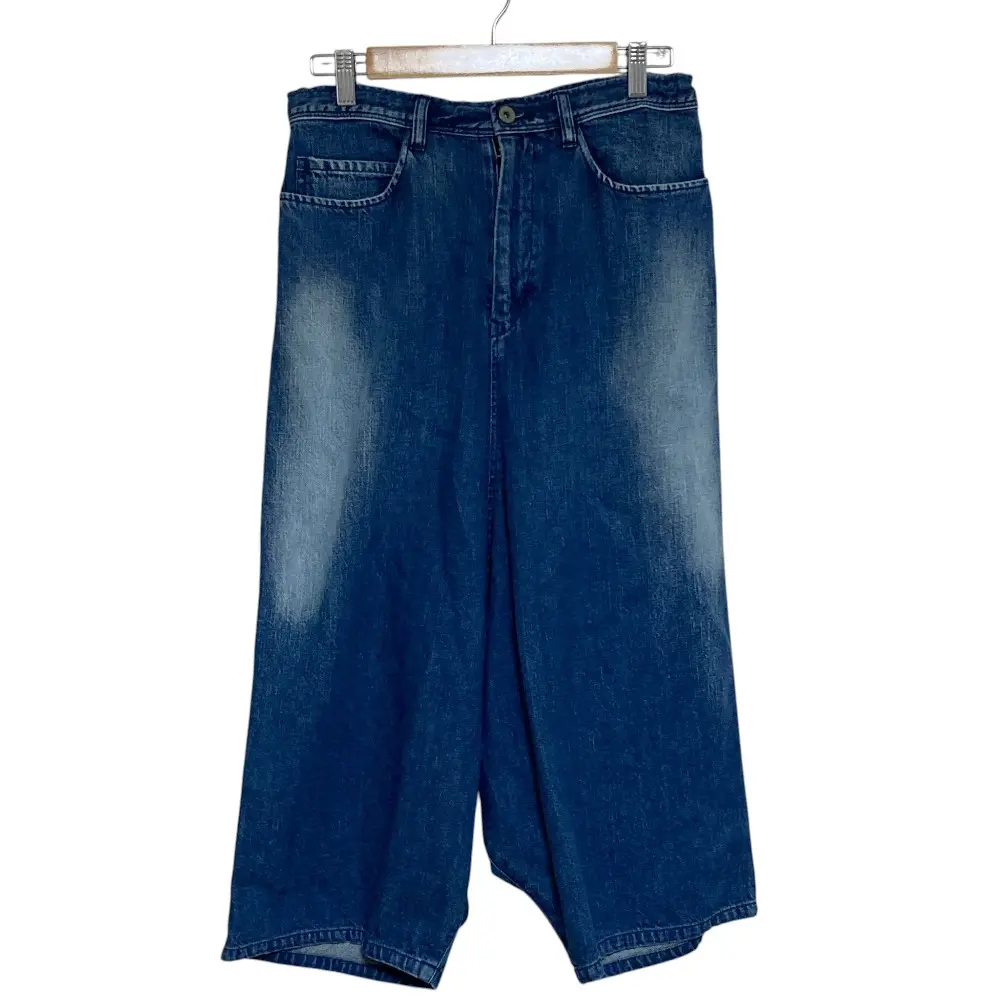 Y's Yohji Yamamoto ワイズ ヨウジヤマモト スポデットデニム サルエルパンツ YE-P16-005 サイズ1 インディゴブルー