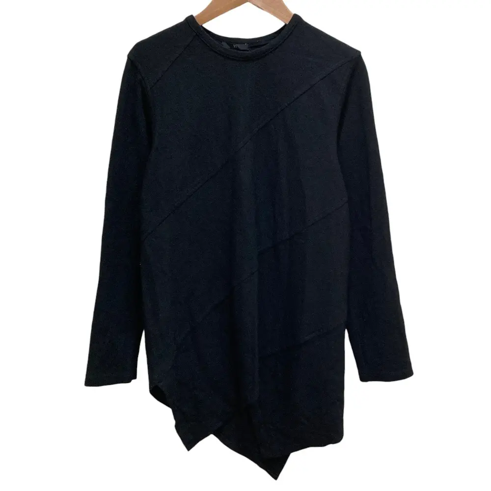 Y's Yohji Yamamoto ワイズ ヨウジヤマモト ヴィンテージ アシンメトリー ロングスリーブ カットソー ブラック
