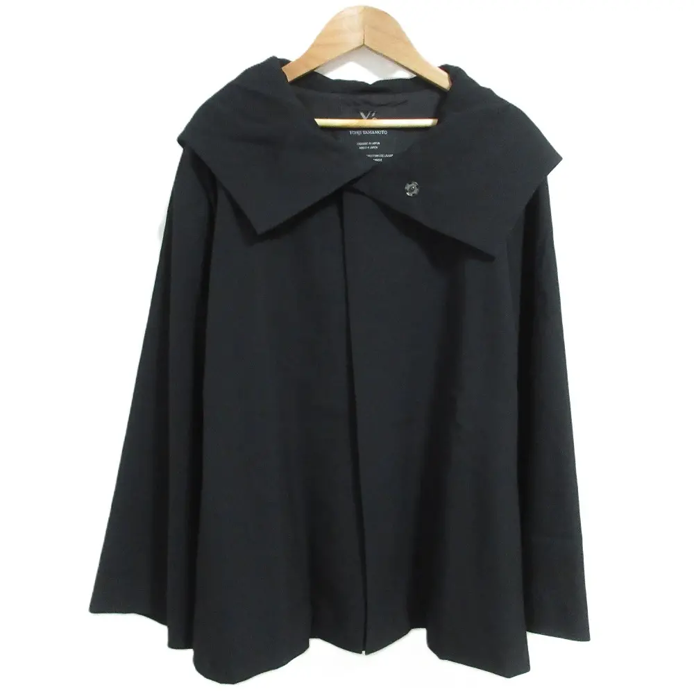 Y's Yohji Yamamoto ワイズ ヨウジヤマモト ウール ジャケット YN-J05-100 サイズ4 ブラック