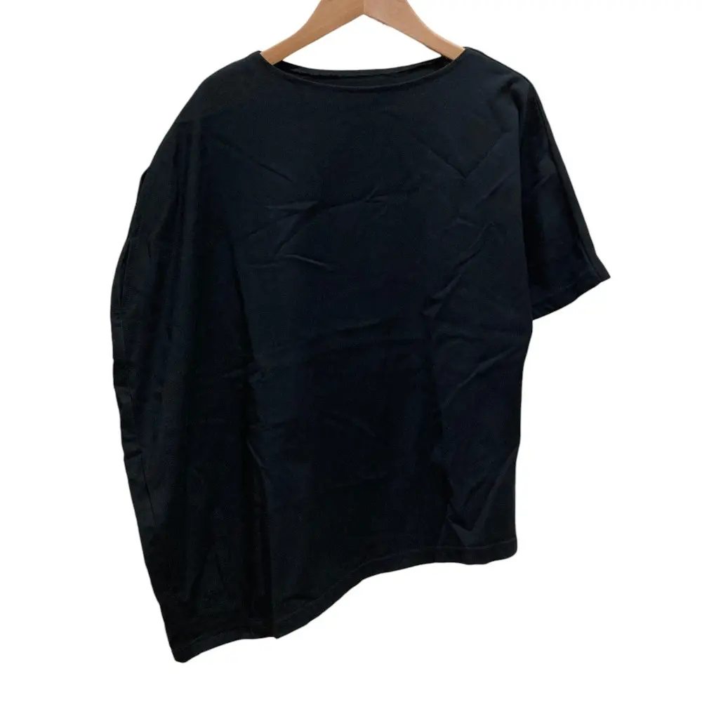 Y's.... Yohji Yamamoto ワイズビー ヨウジヤマモト アシンメトリー カットソー YP-T45-036 2 ブラック