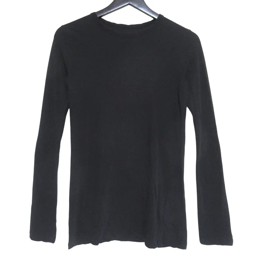 Yohji Yamamoto +NOIR ヨウジヤマモトプリュスノアール ストレッチコットン 長袖 ニットカットソー サイズ2 ブラックの買取実績【2026年1月買取】