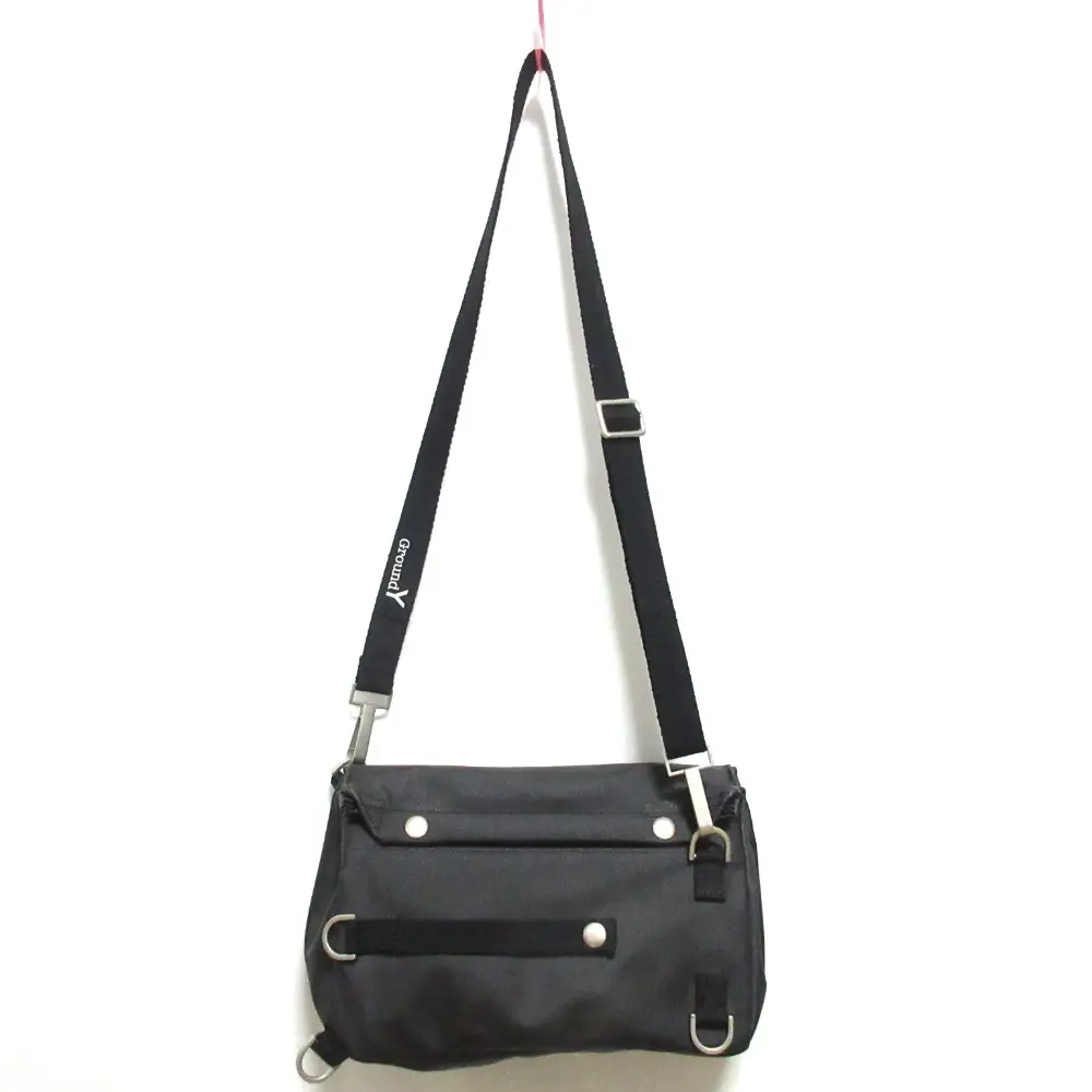 Yohji Yamamoto GroundY ヨウジヤマモト グラウンドワイ ショルダーバッグ ブラック