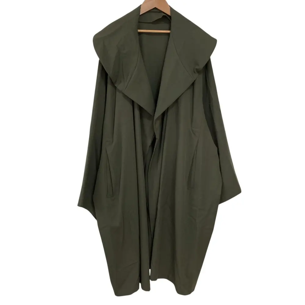 93AW Yohji Yamamoto ヨウジヤマモト ヴィンテージ ショールカラー ウール オーバーサイズコート FP-C27-105 Sサイズ グリーン