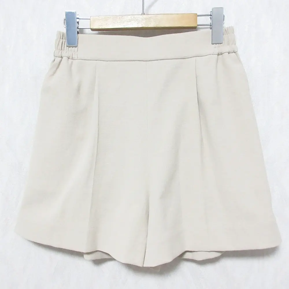 24SS yori ヨリ オックスショートパンツ イージー キュロット YR22-24097SM 38 ベージュ