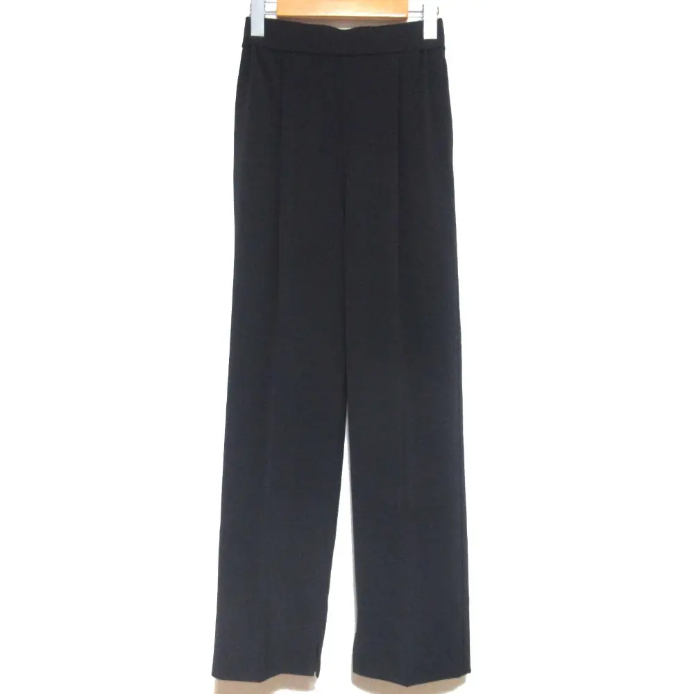 24SS yori ヨリ セレモニーハンサムパンツ ストレッチ イージーパンツ YR22-24024SP 36サイズ ブラック