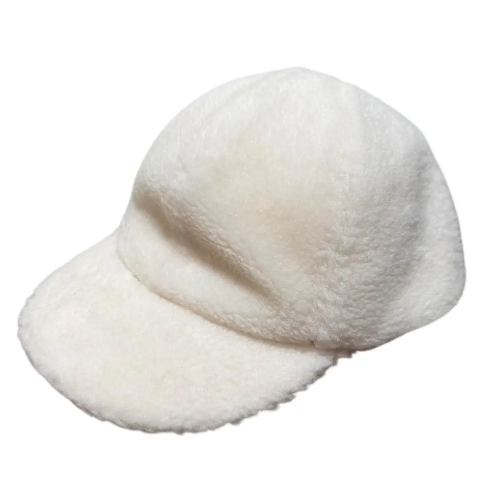 yori ヨリ もふボアリボンキャップ 帽子 YR26-23129AW 57cm ベージュ