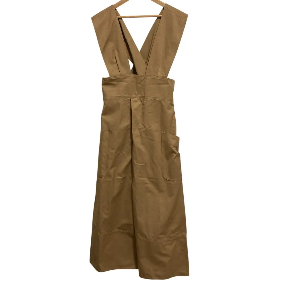 yori ヨリ チノ ジャンパースカート ロング サロペット ワンピース YR1724-072AT 38 キャメル