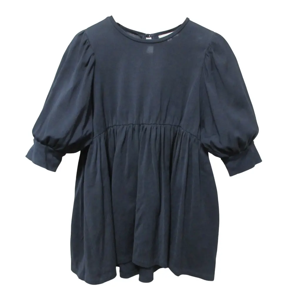 21SS yori ヨリ ペプラムTシャツ フレア 半袖カットソー 38 ネイビー