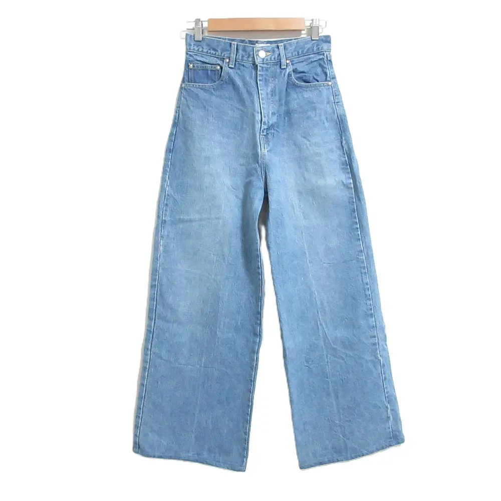 24AW yori ヨリ Jane ワイドデニムパンツ ジーンズ YR22-24185AW 36サイズ インディゴ