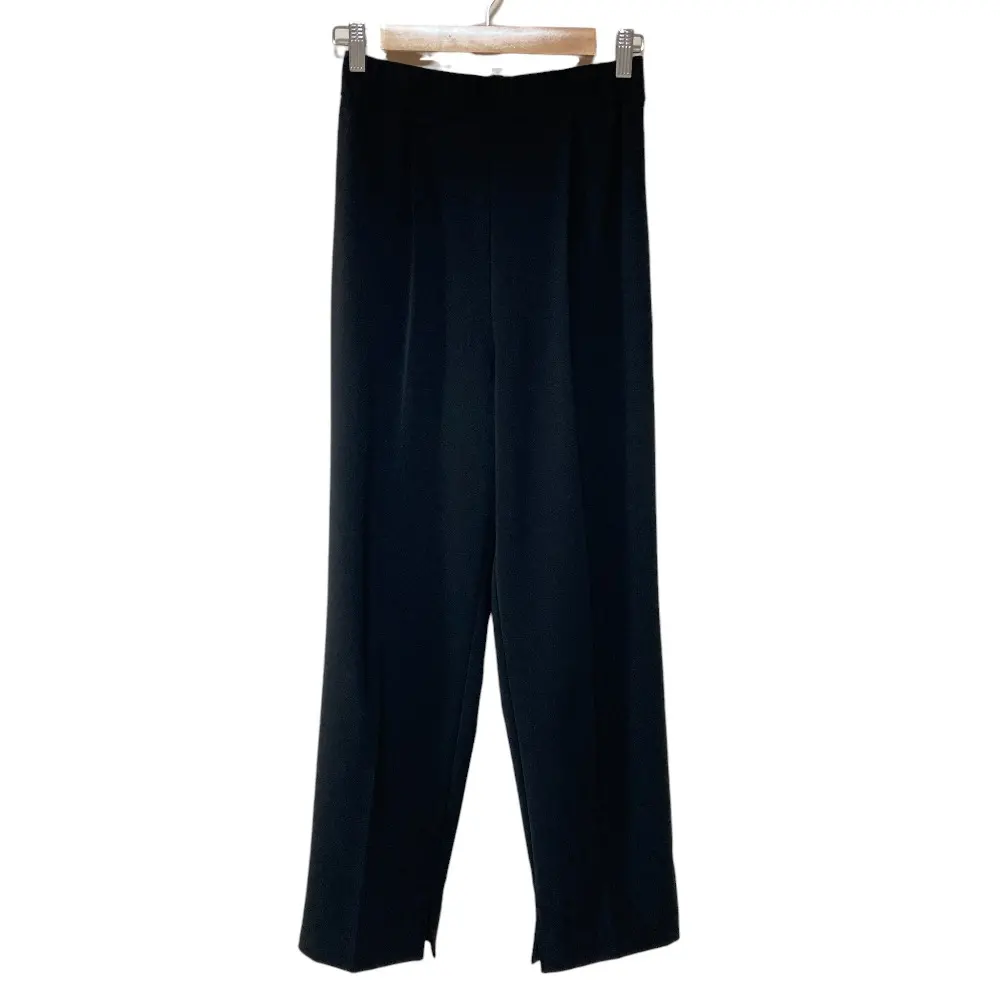 24SS yori ヨリ セレモニーハンサムパンツ 36 ブラック