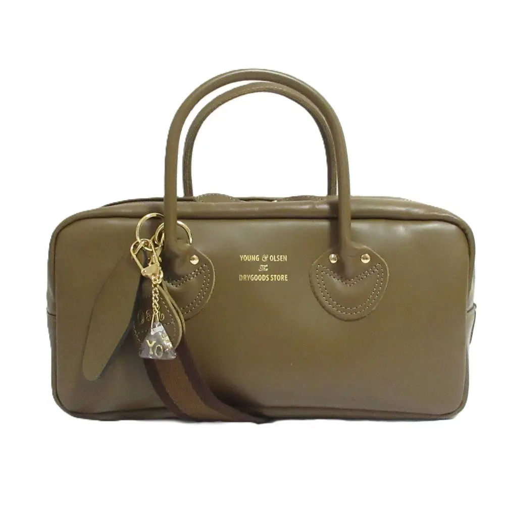 YOUNG & OLSEN ヤングアンドオルセン フレームワーク別注 CHARM WIDE BOTTLE ショルダーバッグ ハンドバッグ ブラウン