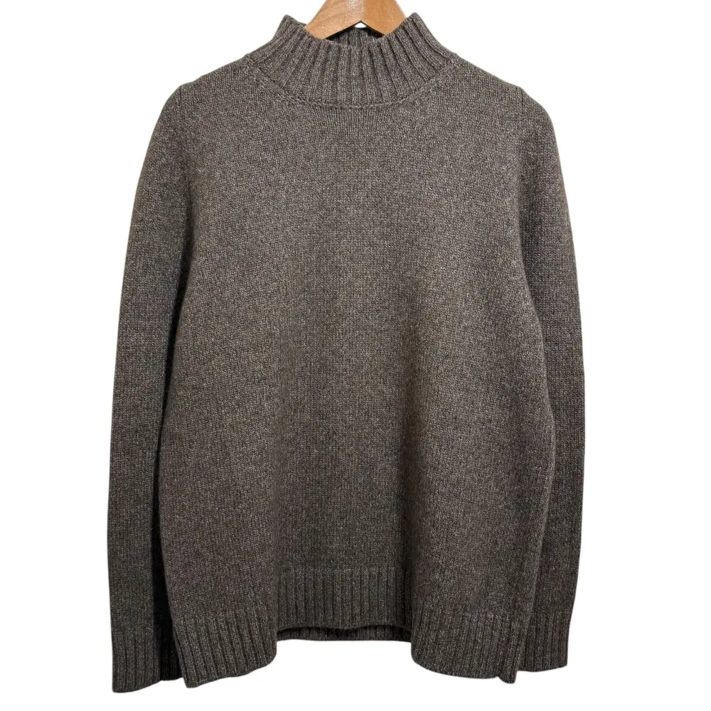 YURI PARK ユリパーク ハイネック 長袖 ニット セーター ブラウン