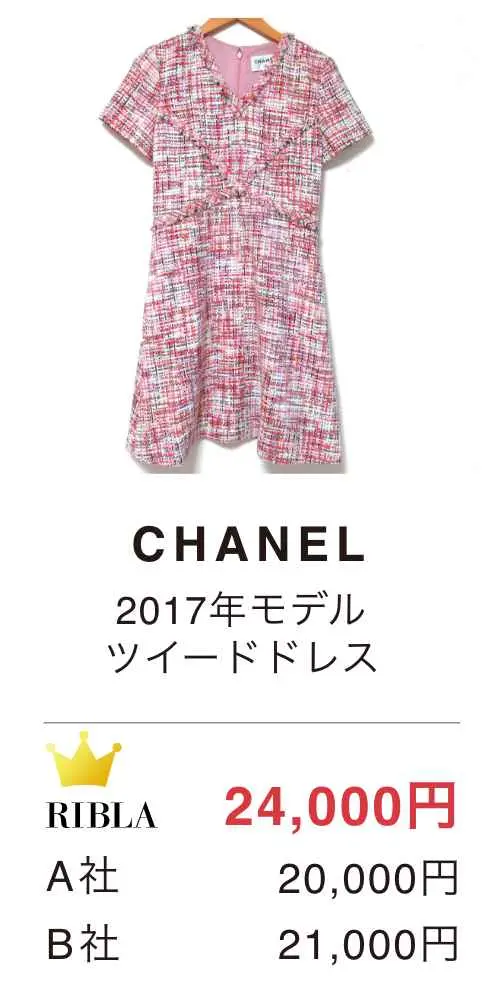 CHANEL - 2017年モデル ツイードドレス