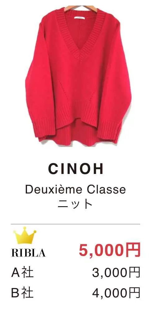 CINOH - Deuxiéme Classe ニット