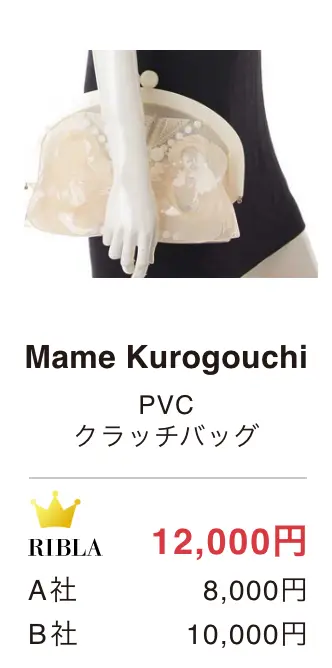 Mame Kurogouchi - PVC クラッチバッグ