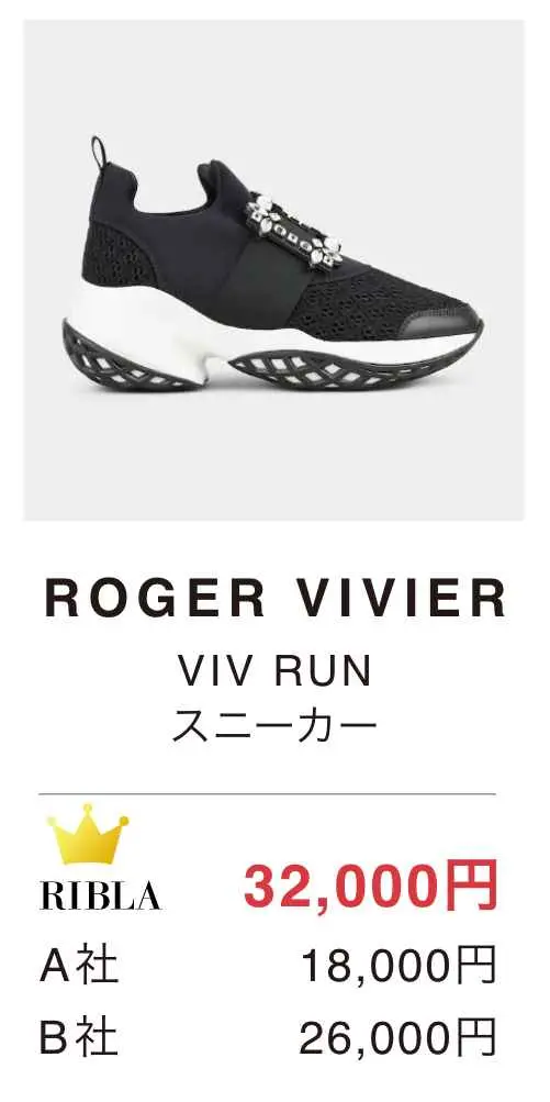 ROGER VIVIER - VIV RUN スニーカー