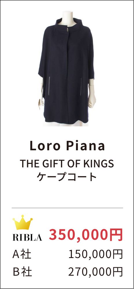 Loro Pian THE GIFT OF KINGS ケープコート