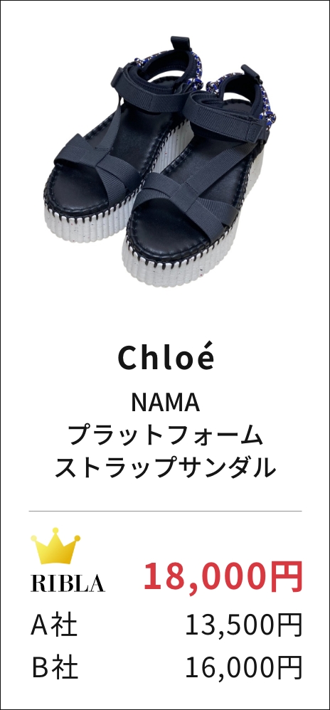 NAMA プラットフォーム ストラップサンダル