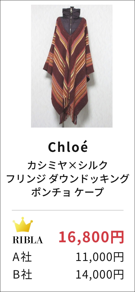 カシミヤ×シルク フリンジ ダウンドッキングポンチョ ケープ